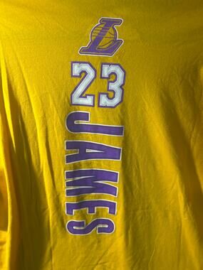 Fanatics Los Angeles Lakers LeBron James‎ #23 T Shirt  NBA